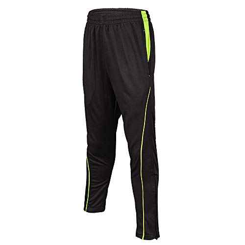 Ajcoflt Calças de corrida dos homens Cônicos Slim Fit Sweatpants com bolso Esportes Jogging Basquete