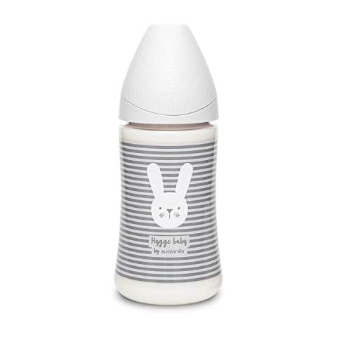 Suavinex Biberón Premium Tetina Redonda de Silicona 3 Posiciones 270ml Cover