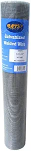 Galvanized After Welding Hardware Cloth 36x50 ft 1/4x1/4 23GA