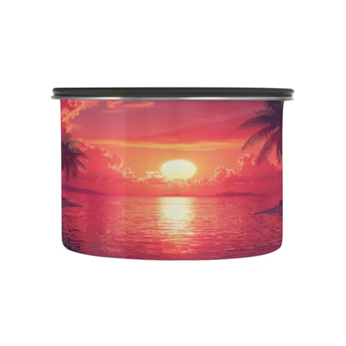 Lata para café hermética de acero inoxidable 17oz