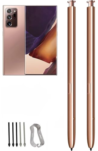 2 Pcs Galaxy Note 20 Stylus Pen Replacement for Samsung Galaxy Note 20 Note 20 Ultra 5G S Pen Without Bluetooth Replacement with Tips/Nibs (Bronze)