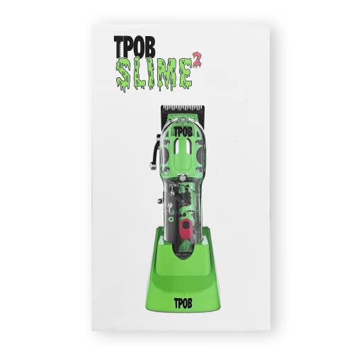 Tpob SLIME2 Slime 2 Barber Hair Clippers For Men 6800 Rpm With Matte Green Case And X Fade Blade thumb #7