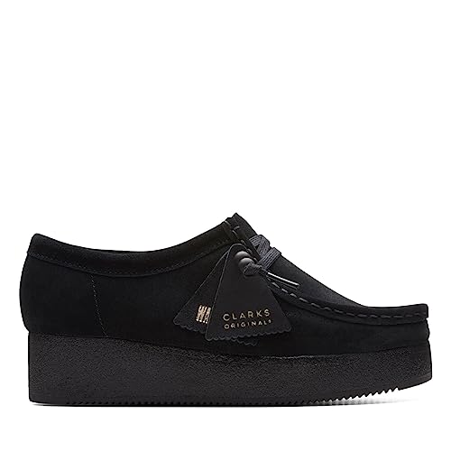 Clarks Wallacraft Bee Tissu Oxford Femme - Chaussures basses à plateforme en textile pour femme