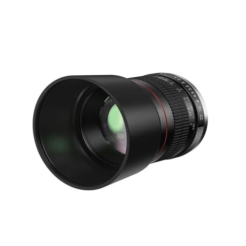Camera Lenses, Objetivo de Retrato con Enfoque Manual de 85 mm F1.8, Compatible con Canon EOS 80D, 250D, 2000D, 4000D, 200D, 9000D y 800D, Nikon D3500 y D850.,Replacement(For E Mount)