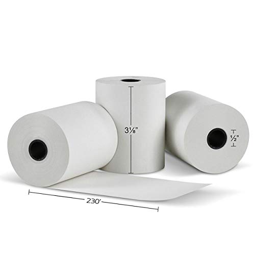 Papel negro para impresora de recibos con impresión térmica clara