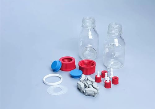 MFC Microbial Reactor electrolytic Cell clamp Type II bioglass Reactor Water Electrolysis Fuel Cell Hydrogen Fuel Cell Reactor (250ml)