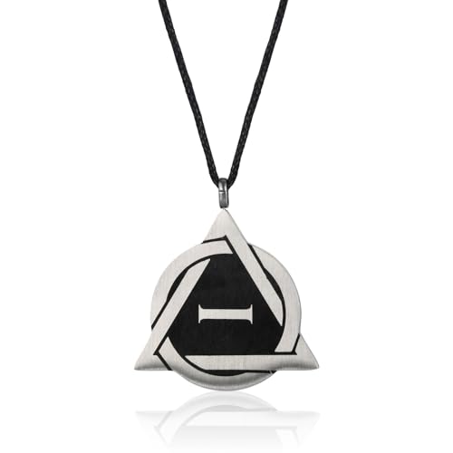 Therian Necklace - Stainless Steel Therian Pride Symbol Necklace with Fox, Wolf, Cat Designs