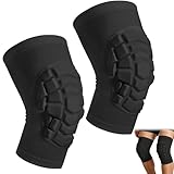 Hpbaggy Wrestling Knee Pads for Kids Youth Adult, Mountainbiking,Tanzen,Knieprotektor für Basketball Eiskunstlauf Straßentanz Pilate Trainieren, für Damen & Herren,Schwarz,M