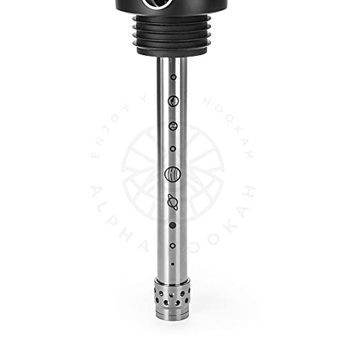 Shisha Alpha Hookah X SS-Stratos with Glass Base | Russian | Russische wasserpfeifen | Kohleteller | Tauchrohr… – Bild 4