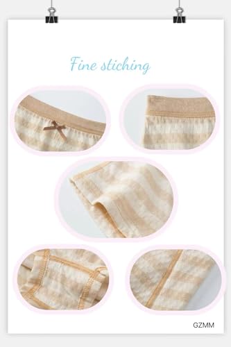 GZMM Girls Organic Cotton Shorties Underwear Toddler Briefs Kids Panties Pack of 34