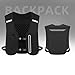 Menolana Running Vest Pack for Women Men Breathable Portable Phone Holder Hydration Vest Water Backpack for Adventure Climbing Hiking, Black