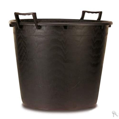 in polietilene con manici, anche per uso edilizio, lt.65 ø cm.55x41h