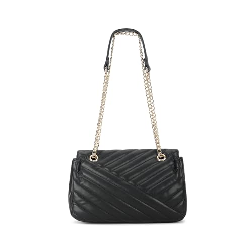 Image of Fastrack Casual Sling Bag with Magnetic Button for Girls, Medium Size with Internal Zipper, Made with Premium Faux Leather, Versatile and Durable Design