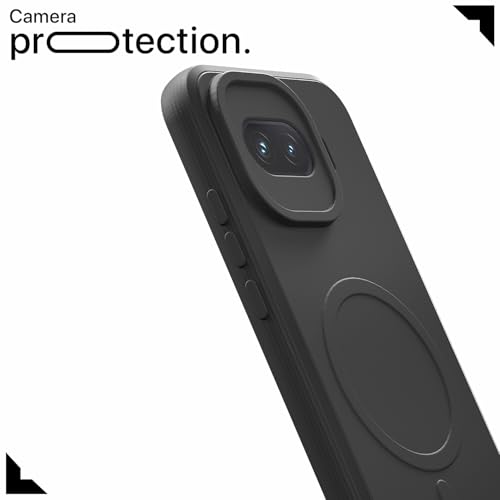 Image of Pikkme Back Cover for iQOO 15R 5G Soft Matte Silicone Mag-Safe Design (Mag-Safe Not Support) Camera Protection | Slim Fit Bumper Cover (Black)