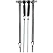 Produktbild cartrend Zurrschlaufen-Set 4 Stück, Zurrkraft 1000 kg, Spanngurte & Spannbänder, für Motorrad, Transport, Camping u.v.m, Grau / Schwarz