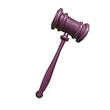 Amosfun Halloween Judge Hammer Novelty Courtroom Gavel Fancy Halloween Party Performance Prop...