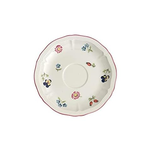 Villeroy und Boch Petite Fleur Untertasse, 15 cm, Premium Porzellan Cover