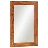 2 voies montées Générique Miroir Salle de Bain 50x70 cm Bois Massif d\'acacia et Verre,Meubles,Ensembles de Meubles,Ensembles de mobilier pour salles de Bains,Brun,6.9 KG,377590