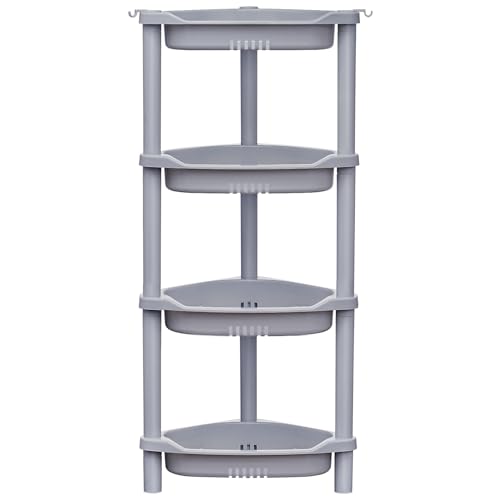 ELYKEN 4 Tier Shower Caddy Organizer Shelf Corner, 14.4 x