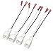 FABULETTA 4PCS Car Speaker Wiring Harness Connector Cable Adapter Compatible with for Nissan 2004-2019 and for Infiniti 2006-2018 Audio System Replacement
