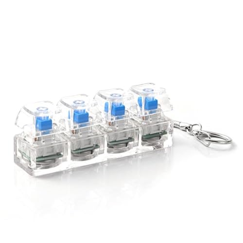 Lecreatekit Clavier RGB Jouet avec 4 Boutons et Lumières LED,