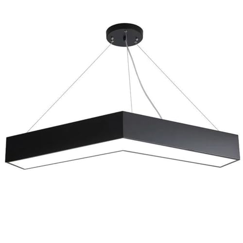 SHUANGZ Lámpara Colgante LED Negra, Lámpara De Techo Industrial Lámpara Minimalista Moderna Para Restaurante, Estudio, Dormitorio Lámpara De Techo Colgante Luminaria De Bajo Consumo Semiempotrad