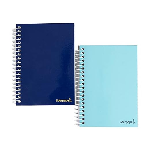 Cuaderno espiral liderpapel bolsillo doceavo smart tapa blanda 80h 60gr cuadro 4mm colores surtidos