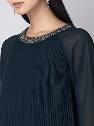 Image of FabAlley Women's Embellished Regular Fit Blouse