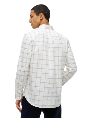 Image of Tommy Hilfiger Men's Long Sleeve Oxford Shirts in Regular Fit, Men's Button Down Shirts, Also Available in Big and Tall