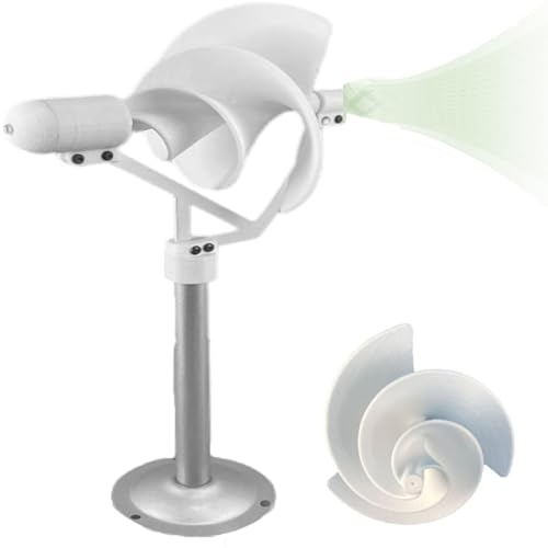 Mini Generatore Eolico A Spirale con Luce Led A Clip - Avvio con Vento Debole, Kit Di Energia Rinnovabile Fai-Da-Te per Casa E Campeggio, Soluzione Energetica Ecologica Off-Grid