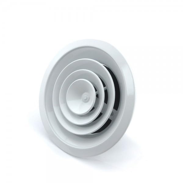Bilake Difusores Circulares de ventilación Aluminio con regulación de caudal