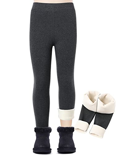 Kefiyis Leggins Termicos Niña Forro Polar Leggings Niña Largos Invierno Algodón Mallas Calentitos Pantalon