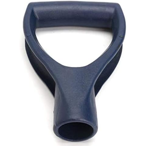 ANNIUP D Shaped Plastic Grip Shovel Handle Replacement,Lawn Garden Farm Snow Removal Spade Fork Shovel for Digging Raking Tool Black Cover