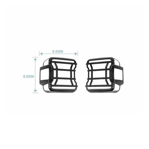 Accesorios exteriores para luces de Dodge Challenger cubiertas embellecedoras 4
