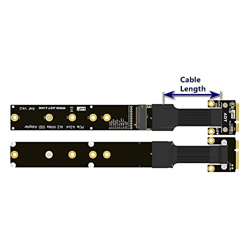 Câble R64SF PCIe 4.0 mini PCIE vers M.2 M KEY haut débit