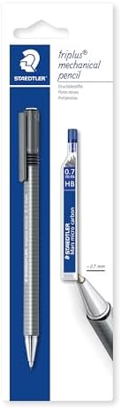 Rotring Visuclick Matita Meccanica 0.7 Mm - Corpo In Metallo, Impugnatura Triangolare, Grafite 2B, Colore Rosa Acceso (Confezione Da 12) - 2