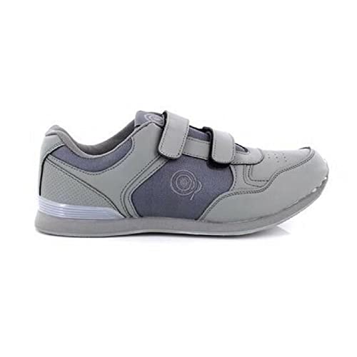 Dek Jack Bowlingschuhe, mit Schnürsenkel, Sportschuhe, in Weiß/Grau, für Herren, Grau - Grey PU/Textile - Größe: 38 EU