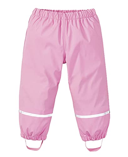 Machbaby Unisex-Kinder Jungen Mädchen Warme Regenhose wasserdichte...