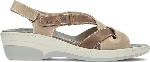 Inter Bios Sandalias Trenza 3017 de la talla 36 en color BEIG_OURS
