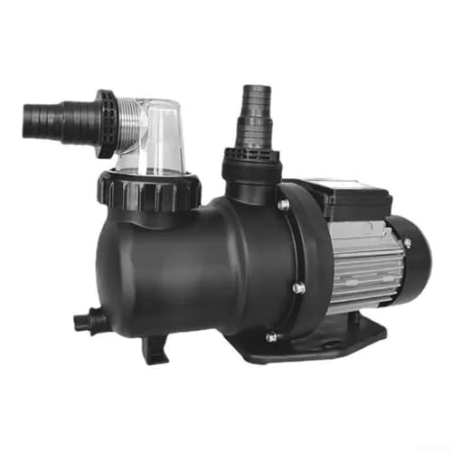Pool Pump with Timer, 1HP Sand Pump 9.5m³/h 115V Adapters Filter Ground Swimming Pool Pump, Single Speed Self Suction Pool Pump