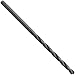 Precision Twist R10 High Speed Steel Jobber Drill Bit, Black Oxide Finish, Round Shank, Spiral Flute, 118 Degree Point Angle, 27/64" (Pack of 6)
