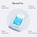 +WIS+ Hyaluronic Acid Face Mask 24 EA with Hyaluronic Acid Serum and Vitamin B5, Hydrating Facial Mask for Dry Skin, Anti-Aging Mask to Plump and Repair Dehydrated Skin, Safe on Sensitive Skin