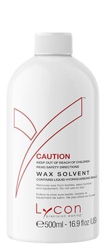 Lycon Wax Solvent, Post Wax Remover Oil and Pot Cleaner, Suitable for Use on Carpet, Clothing...