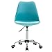 YYAI-HHJU Chaise De Bureau Ergonomique sans Bras avec Support Lombaire Et Roues pour Chaise De Réception De Bureau À Domicile Chaises De Réception Gracieuses
