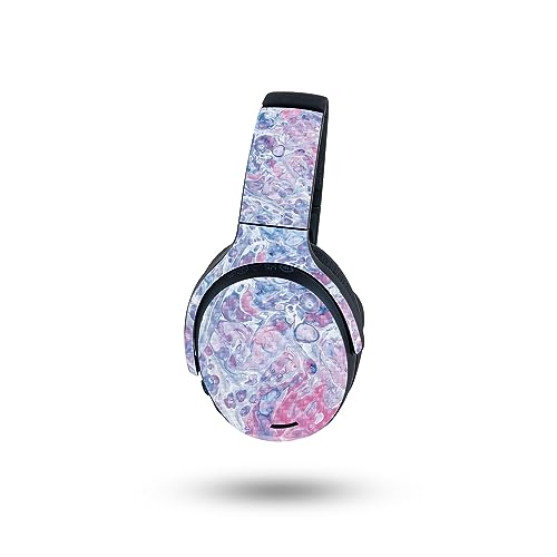 Image of MightySkins Carbon Fiber Skin Compatible with Skullcandy Crusher ANC 2 - Pastel Pour | Protective, Durable Textured Carbon Fiber Finish | Easy to Apply