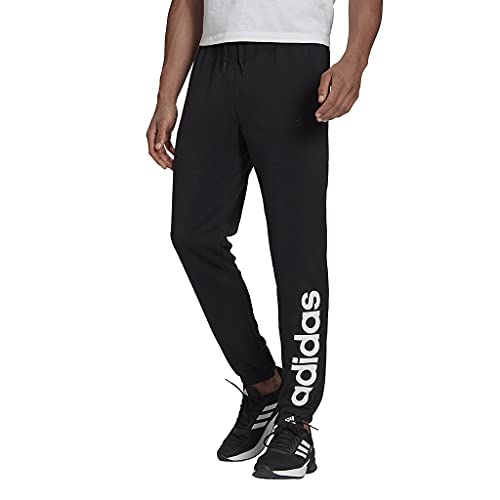adidas Essentials French Terry Tapered Elastic Cuff Logo Les Pantalons De Survêtement Homme, Le Noir, M