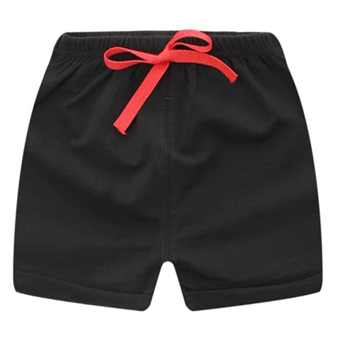 Toddler Boys Girls Shorts 3 Pack Little Kids Cotton Sport Jogger Shorts Summer Solid Color Active Short Pants2