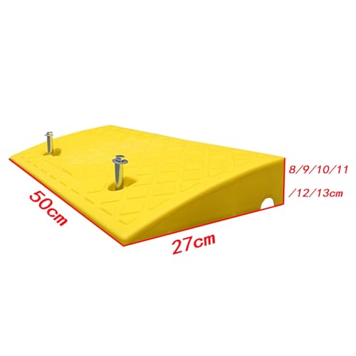 Rampas portátiles plásticas amarillas 50x27x13cm miniatura 2
