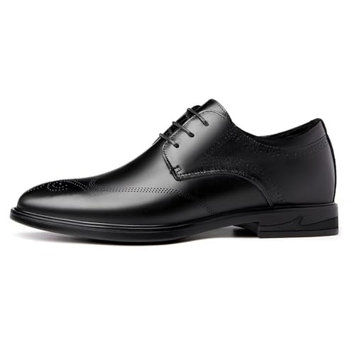 Men's Lace up Brogue Leather Dress Shoes Business Casual Stylish Retro Breathable Comfortable Office Work Footwear2