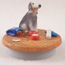 Conversation Concepts Miniature Bedlington Terrier Candle Topper Tiny One 